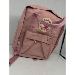 Fjallraven Kanken Mini Pink/Rainbow Strap Backpack 02356